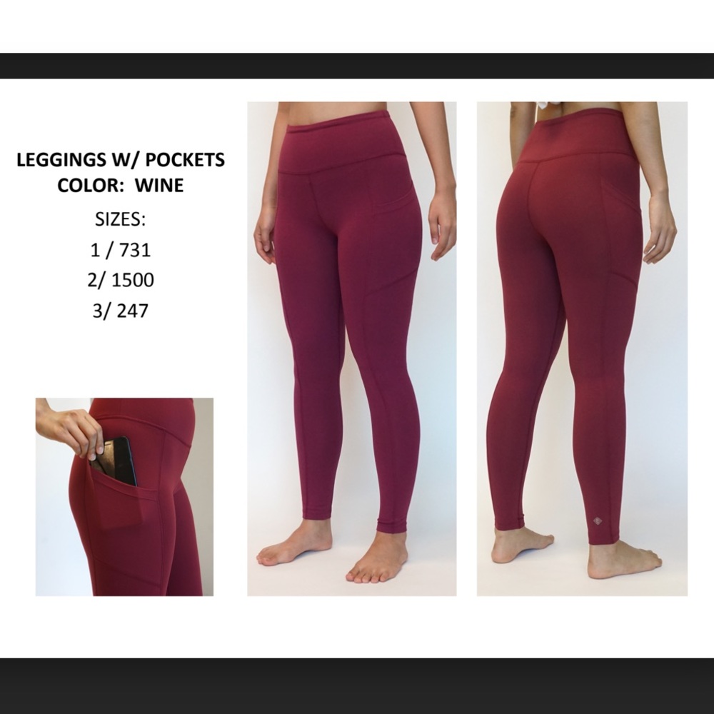 Eluminary work out pants one size